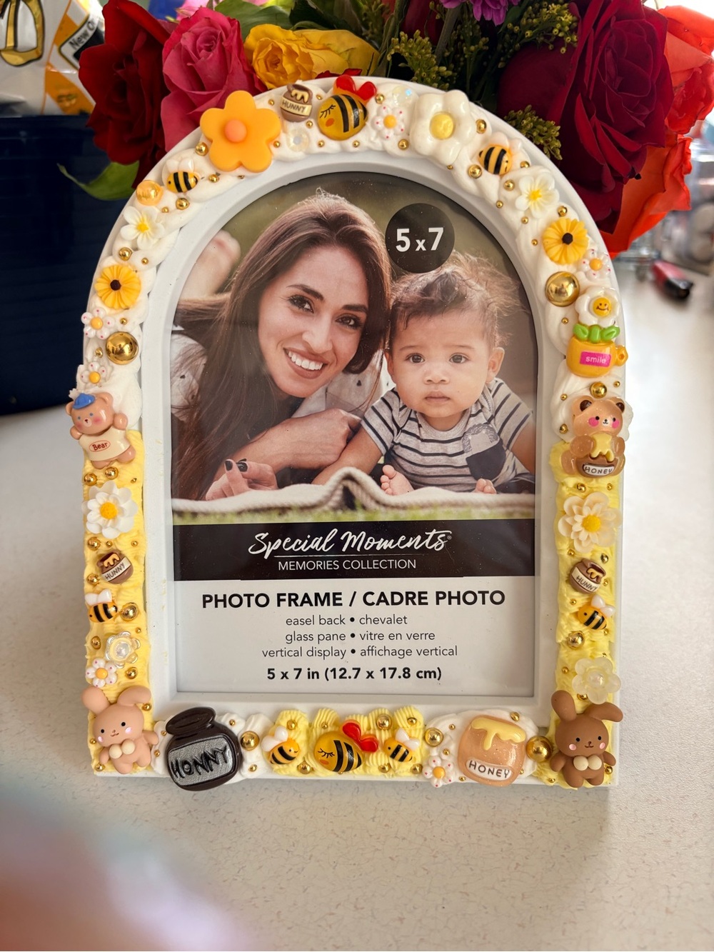 Decoden whipped charm Honey Bee Decorative Photo Frame